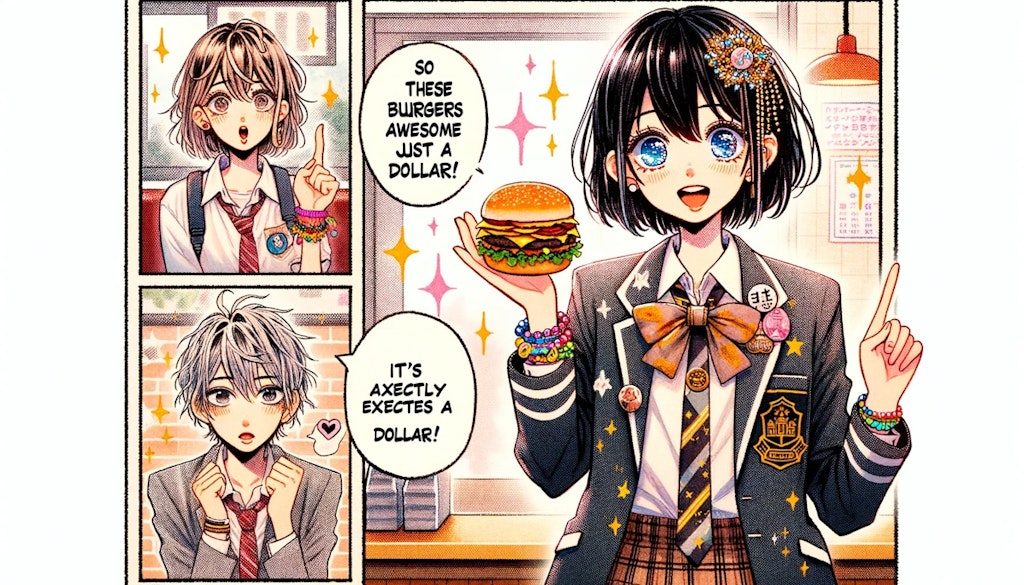 バーガー大好き女子高生DLE