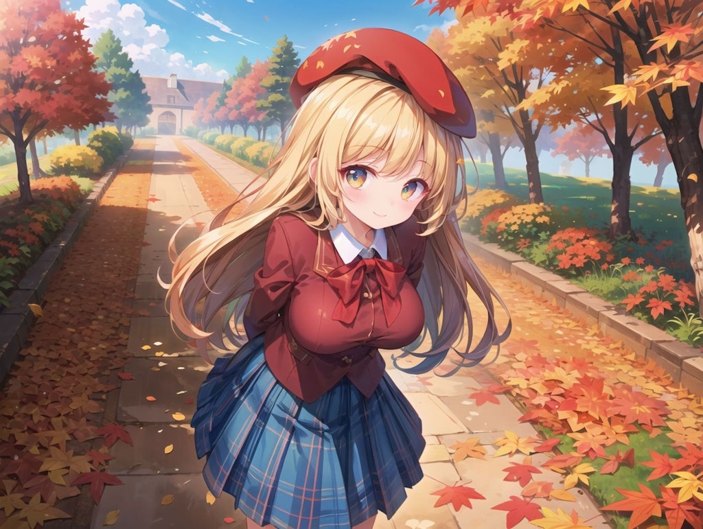 秋のお散歩デート