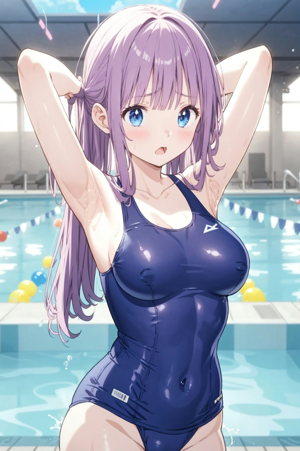 AQUAで水着