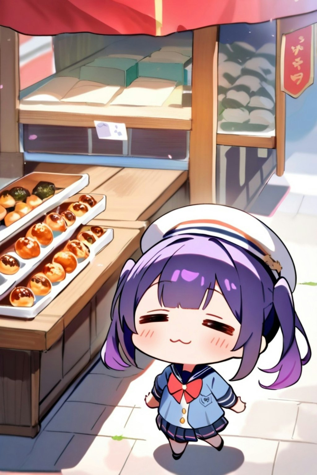紫髪ちゃん