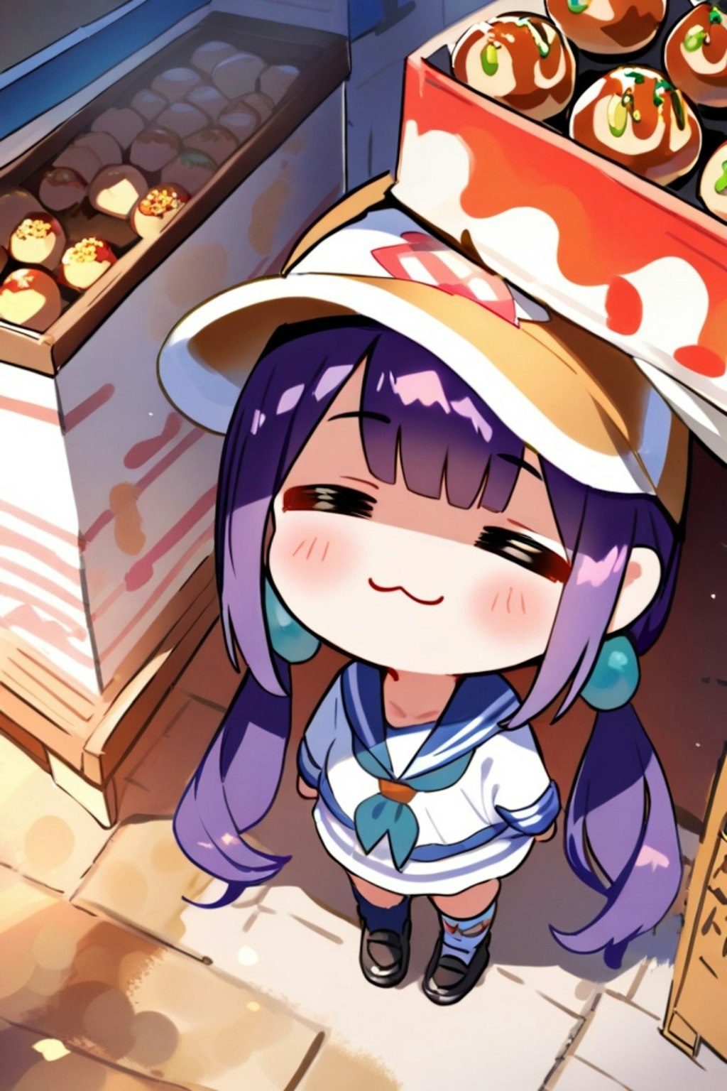 紫髪ちゃん