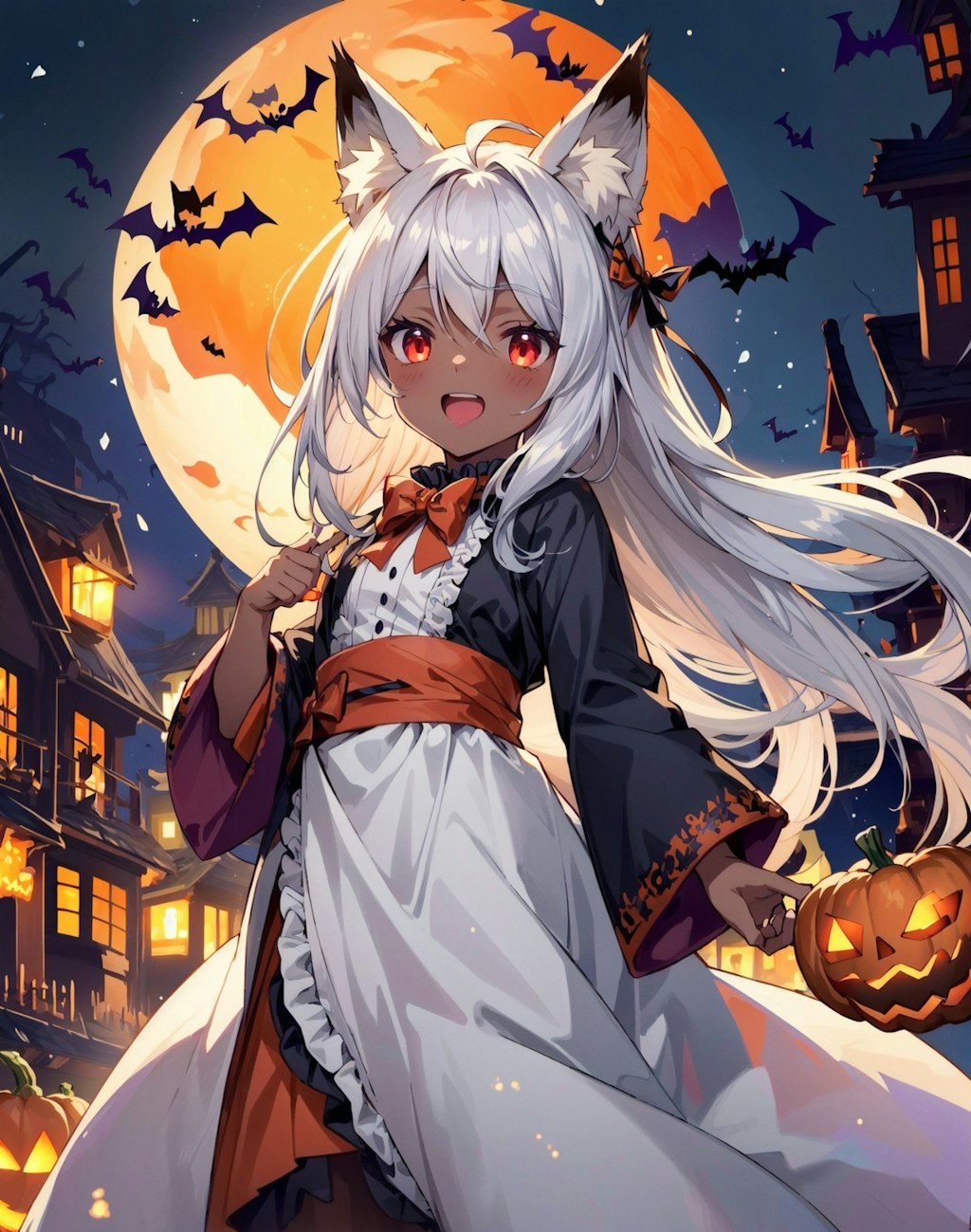 ハロウィン狐娘