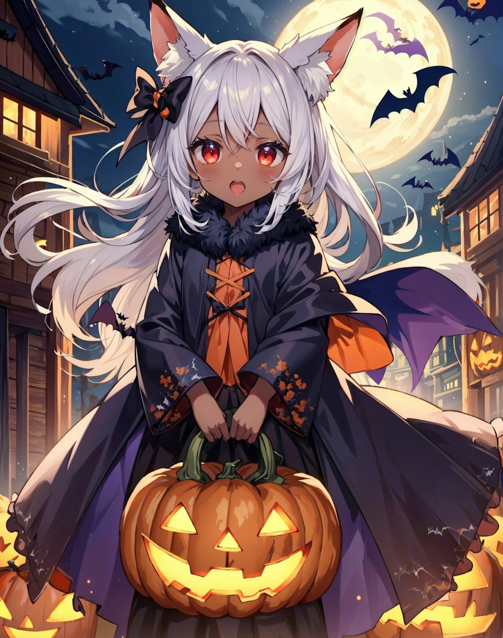 ハロウィン狐娘