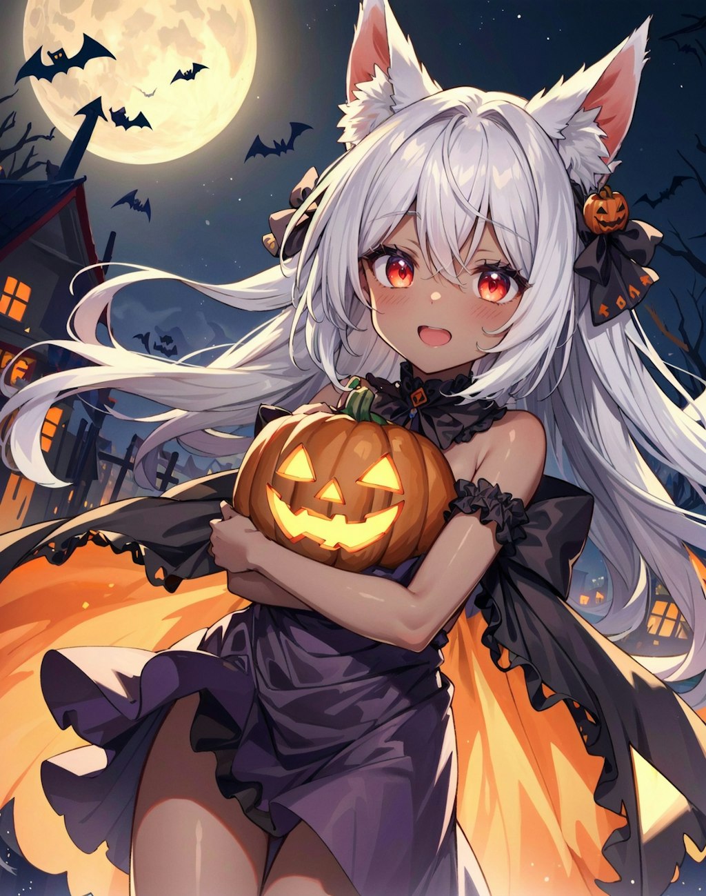 ハロウィン狐娘