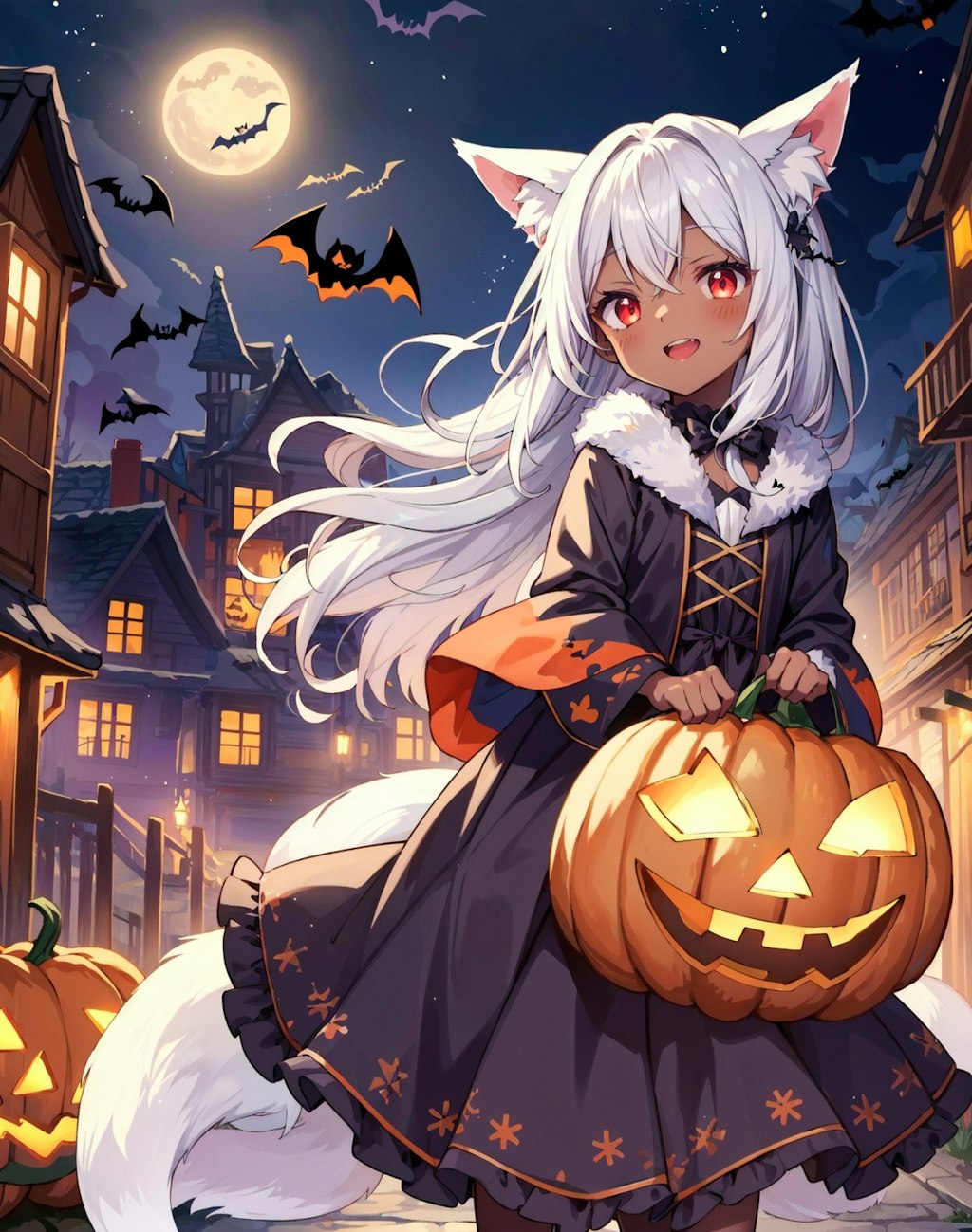 ハロウィン狐娘