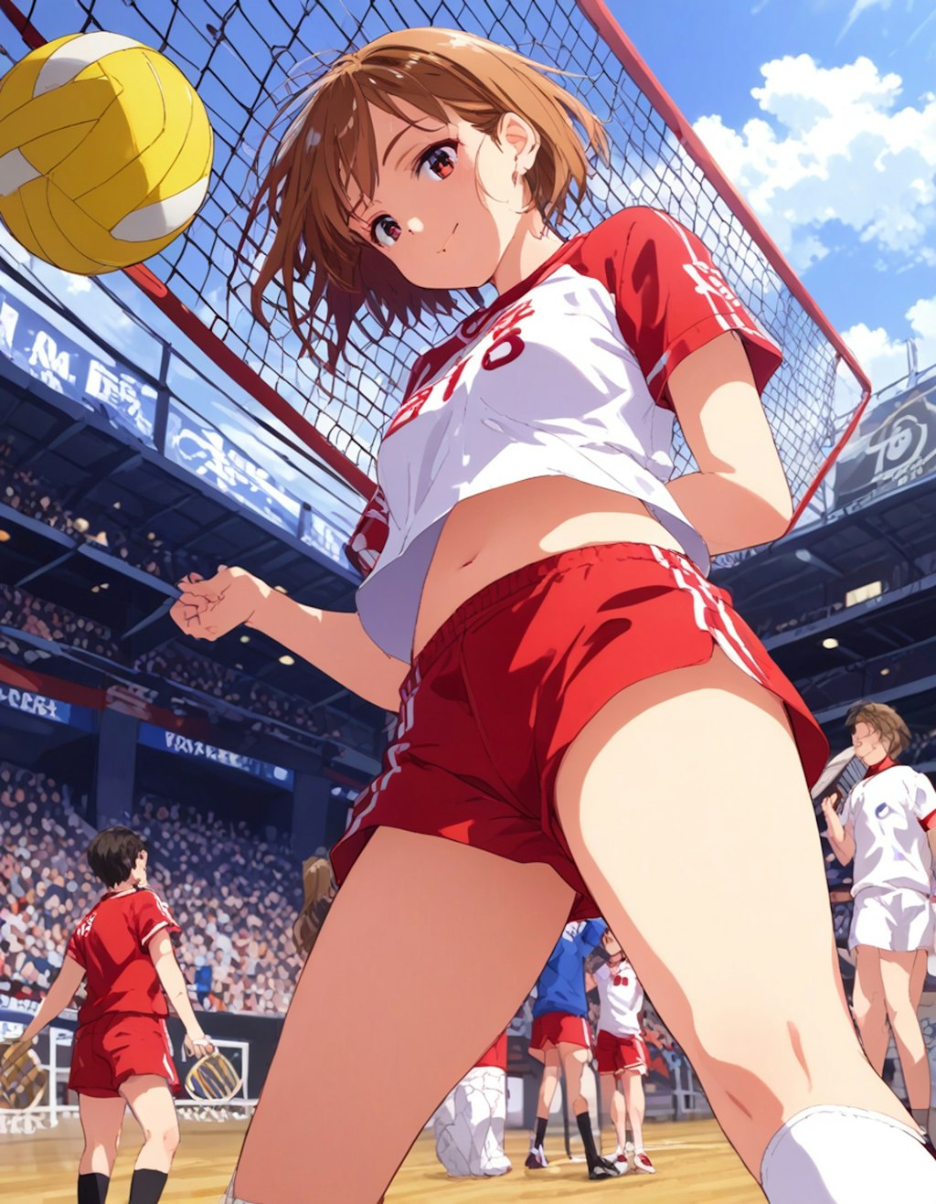 バレー部のJK / High school girls in the volleyball team