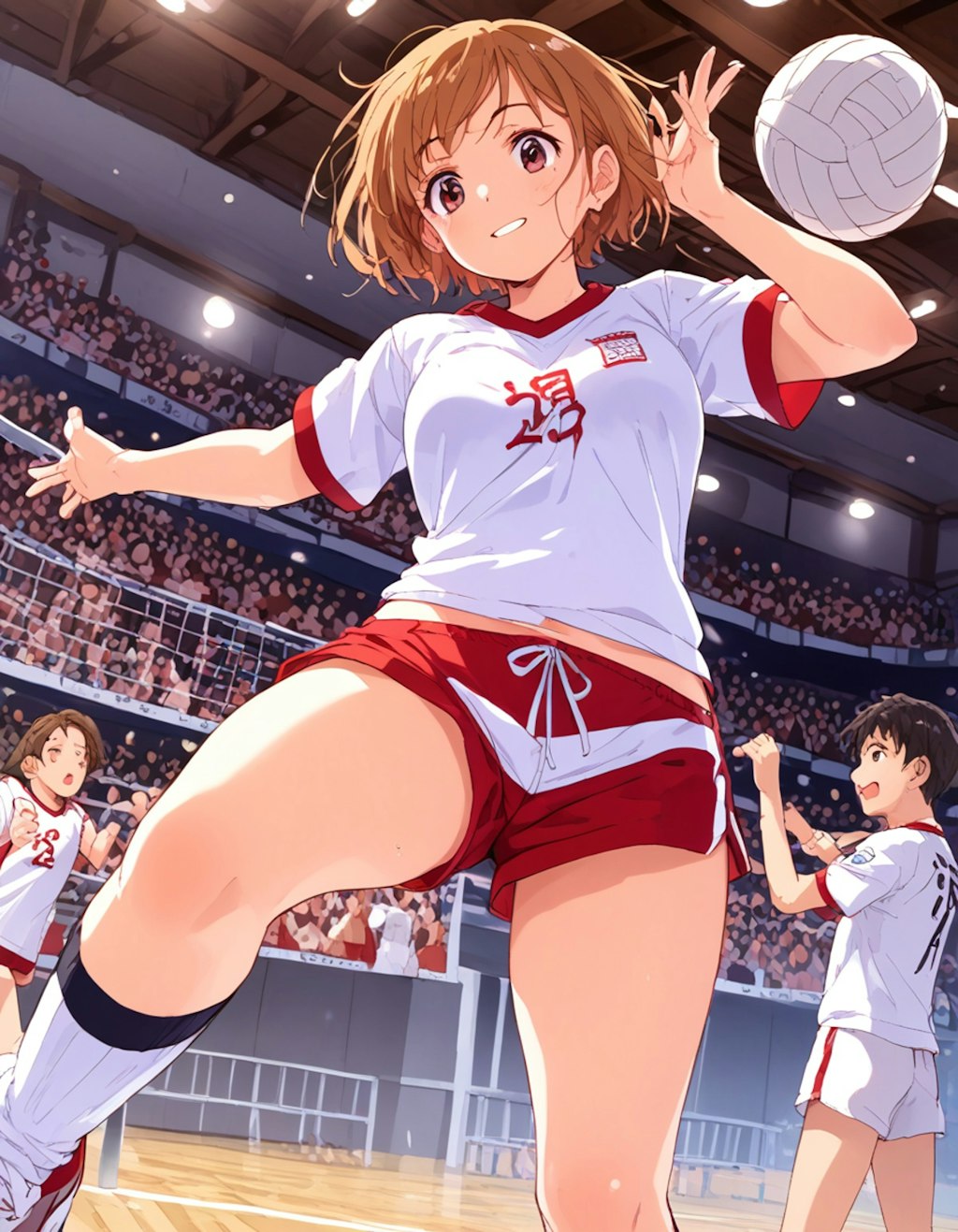 バレー部のJK / High school girls in the volleyball team