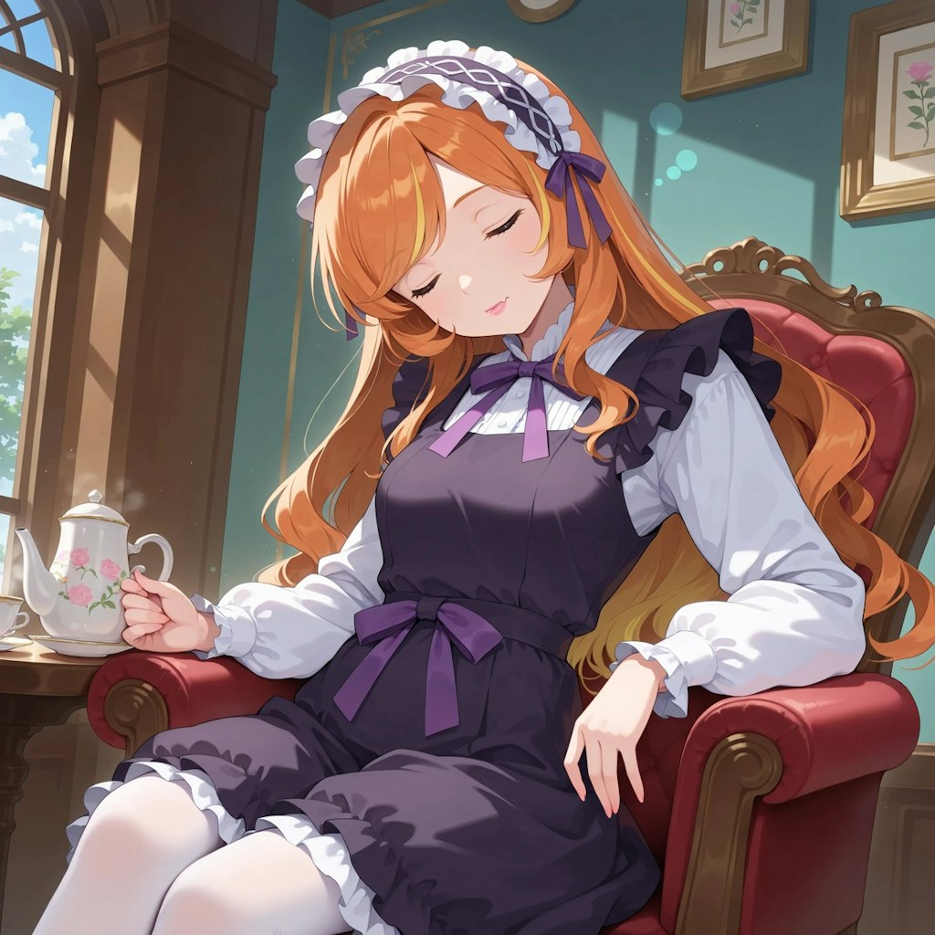 お茶の時間、お昼寝の時間