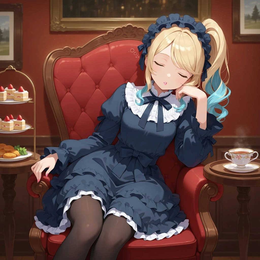お茶の時間、お昼寝の時間