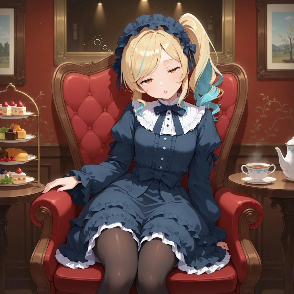 お茶の時間、お昼寝の時間