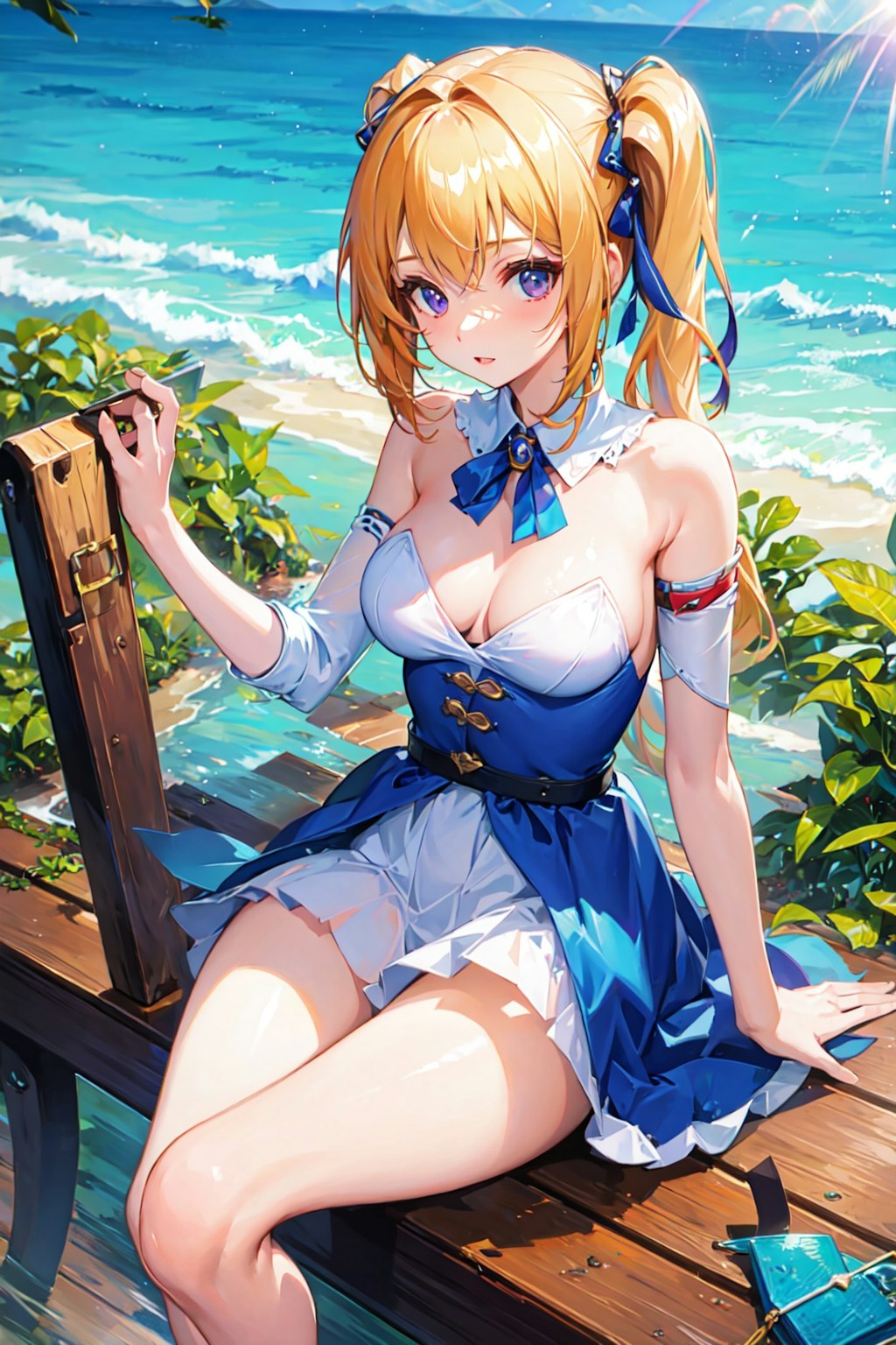 海辺の少女