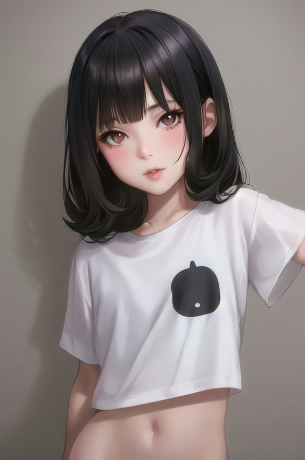 AI舞、イメチェンとTシャツ