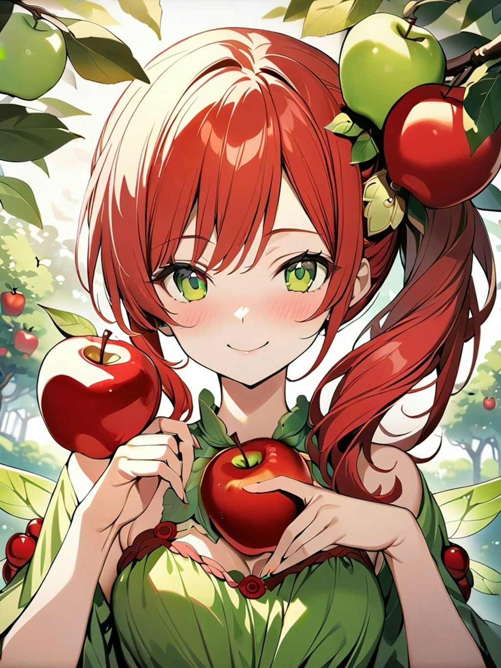 りんごさん　その１（赤
