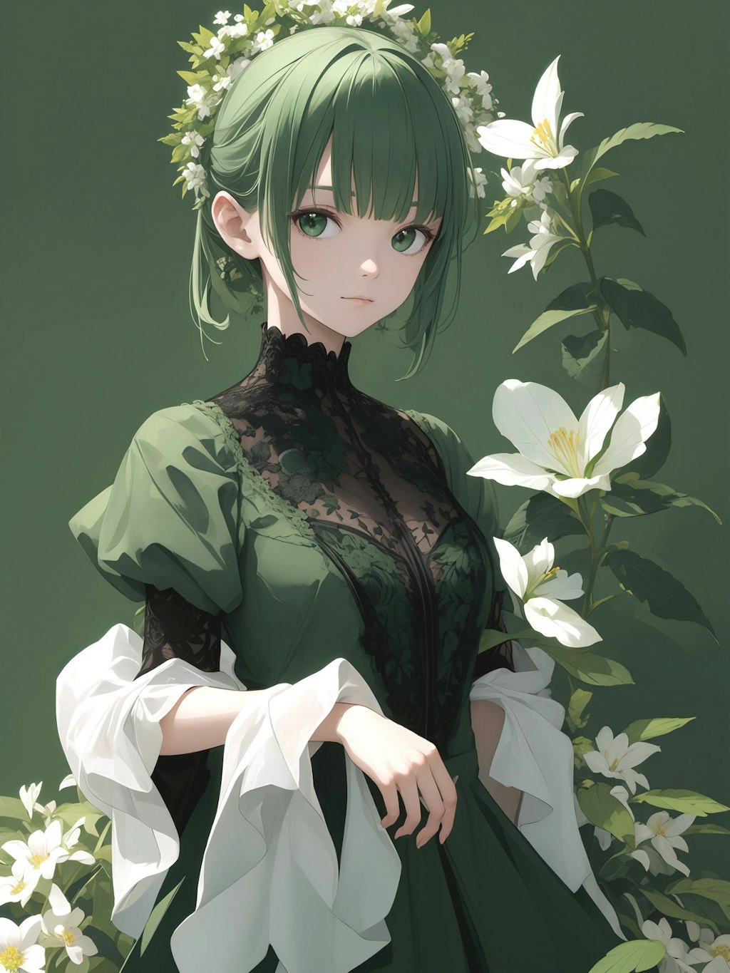 green girl