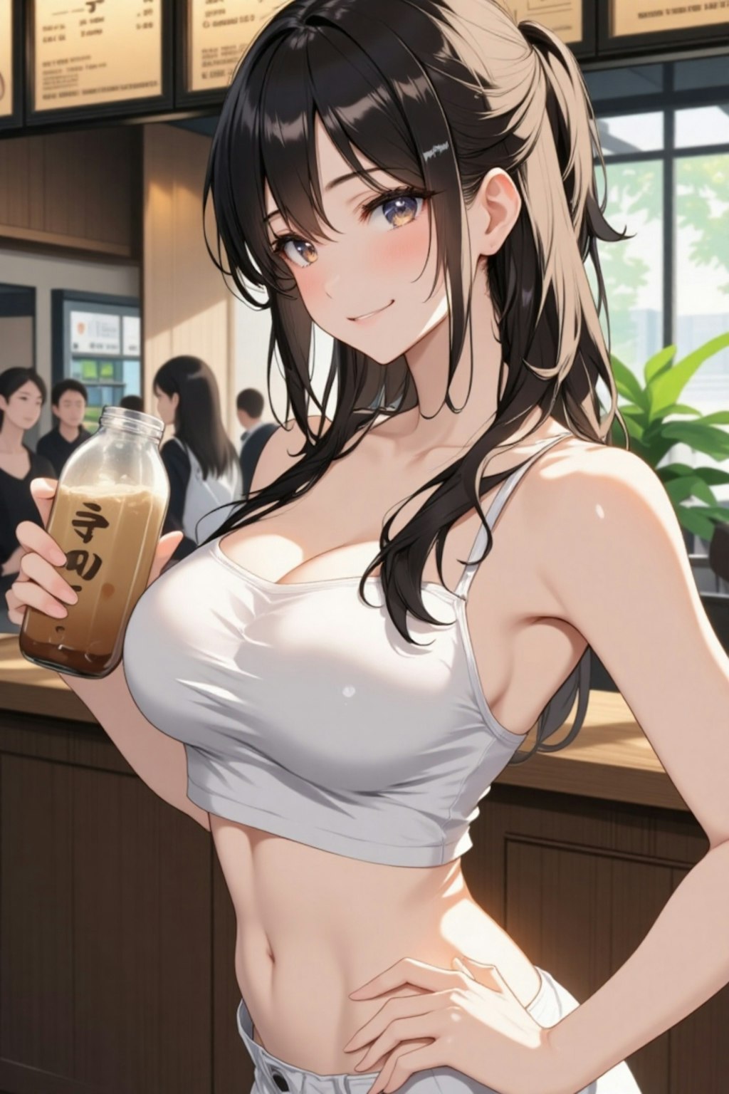 コーヒー牛乳チャレンジ