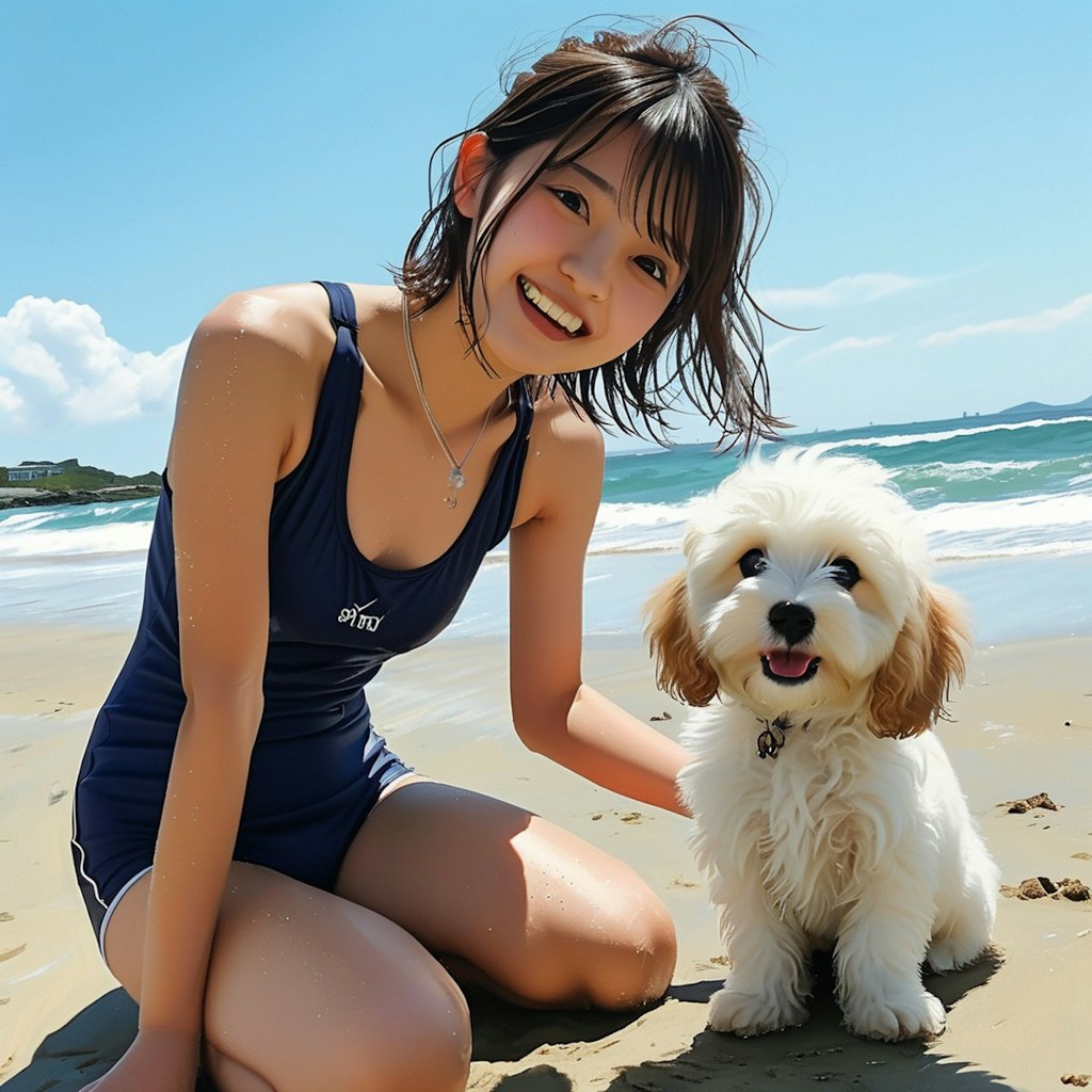 少女と仔犬の青春 ～夏休み～