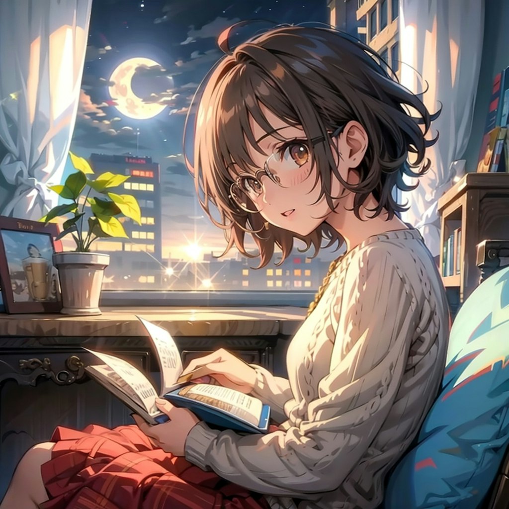 秋の夜は読書が進むよね