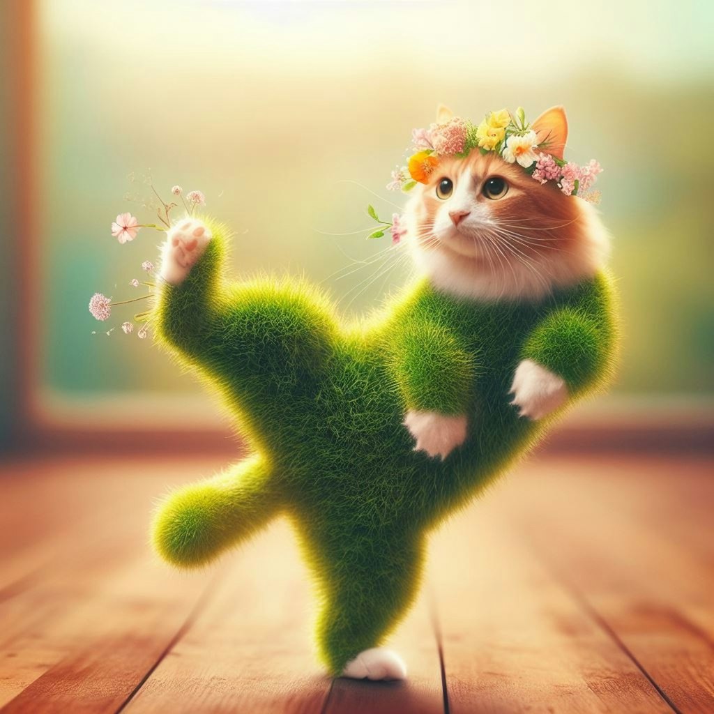 踊る猫草