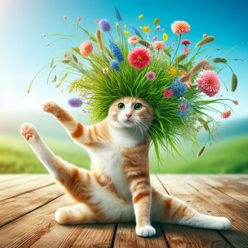 踊る猫草