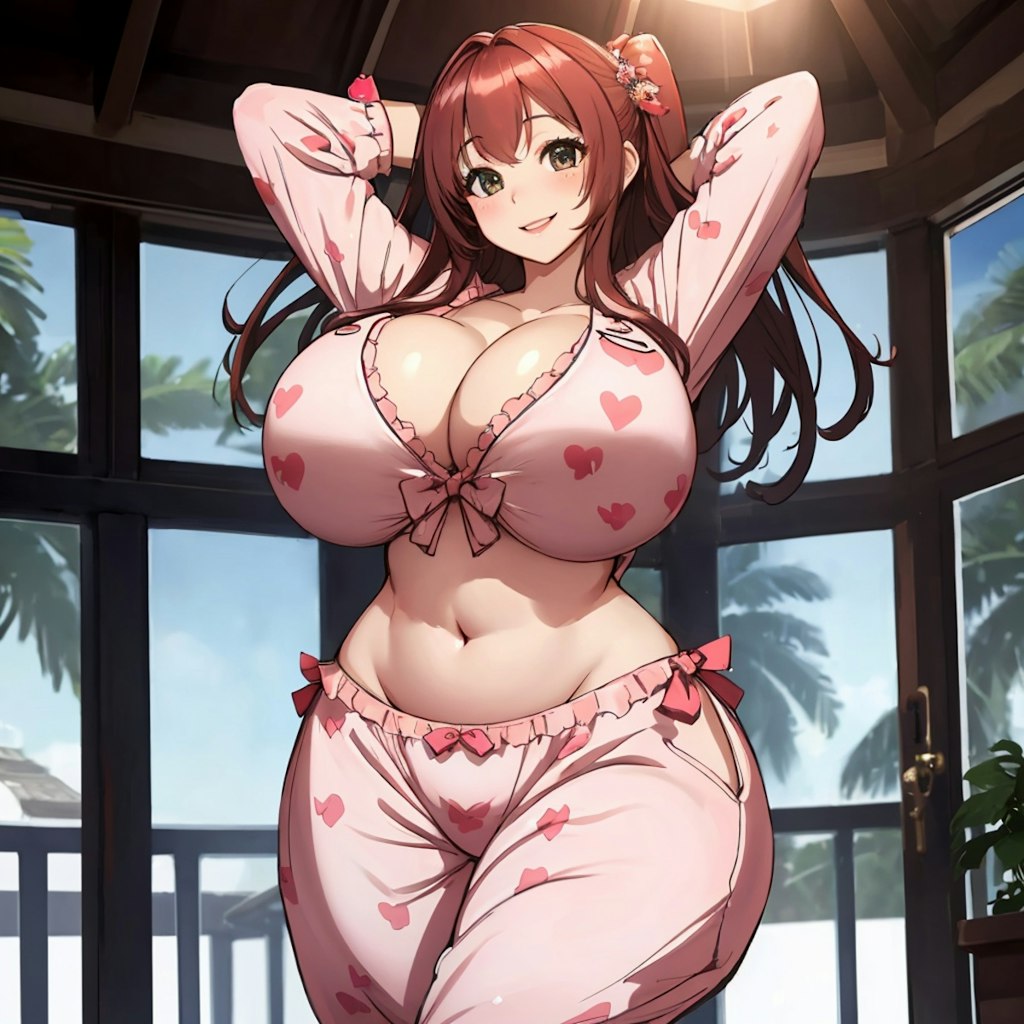 爆乳パジャマ