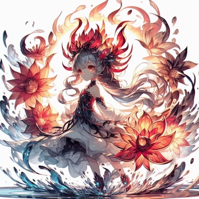 火の花の少女