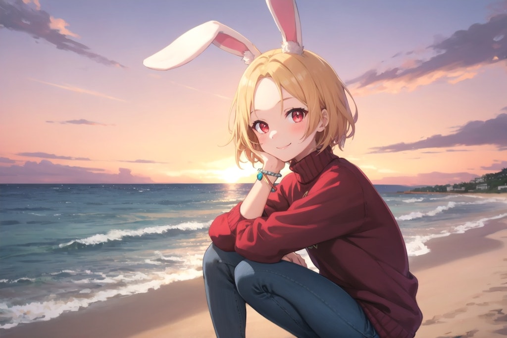 海辺のミミ🐰🥕✨