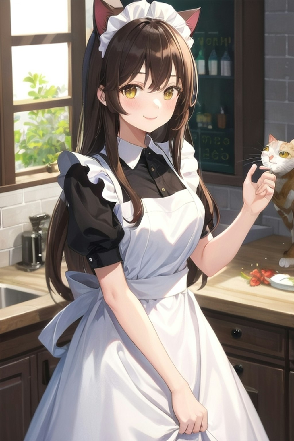 猫耳メイドなごちゃんパート２🐈🎀♡