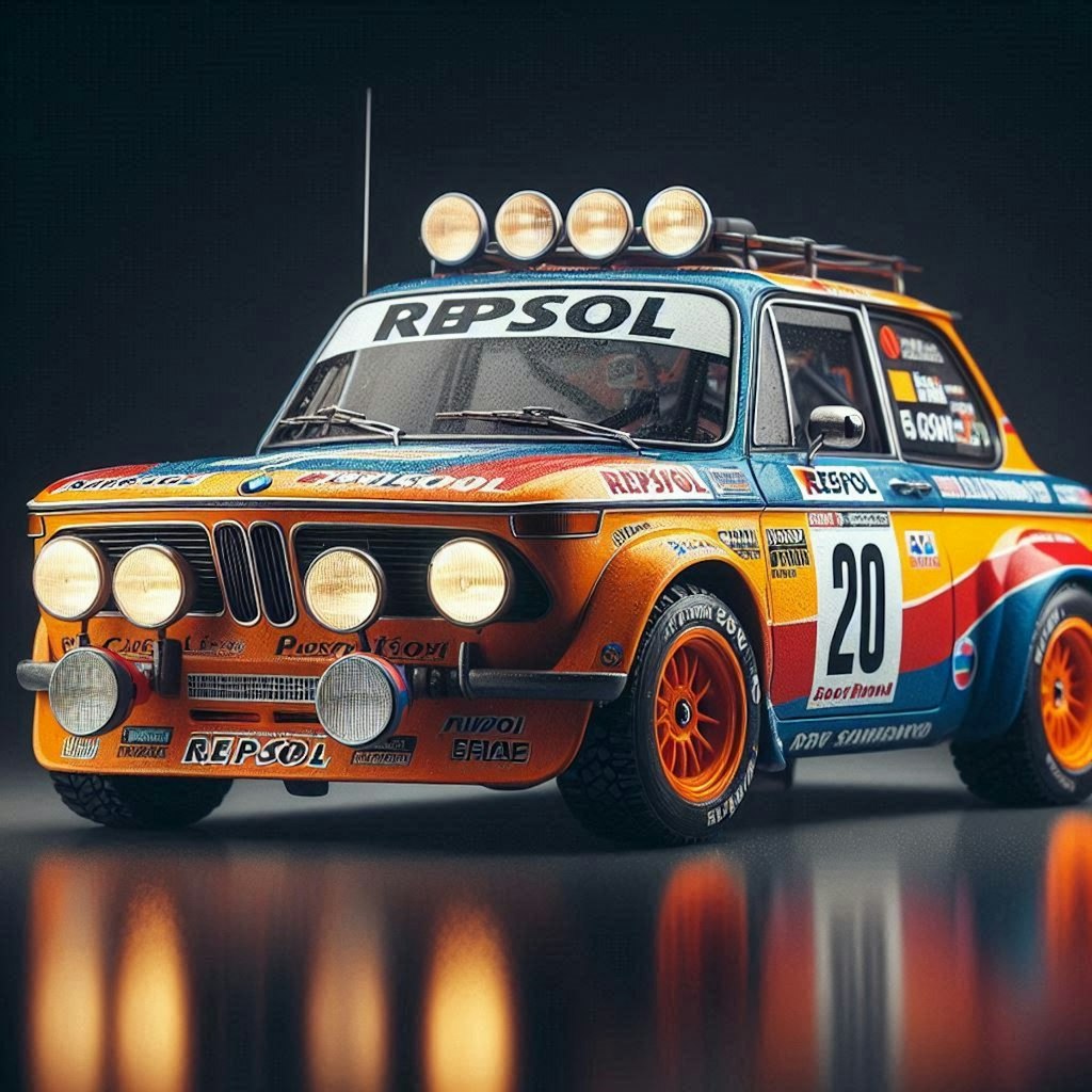 レプソルカラーBMW 2002ラリーカー