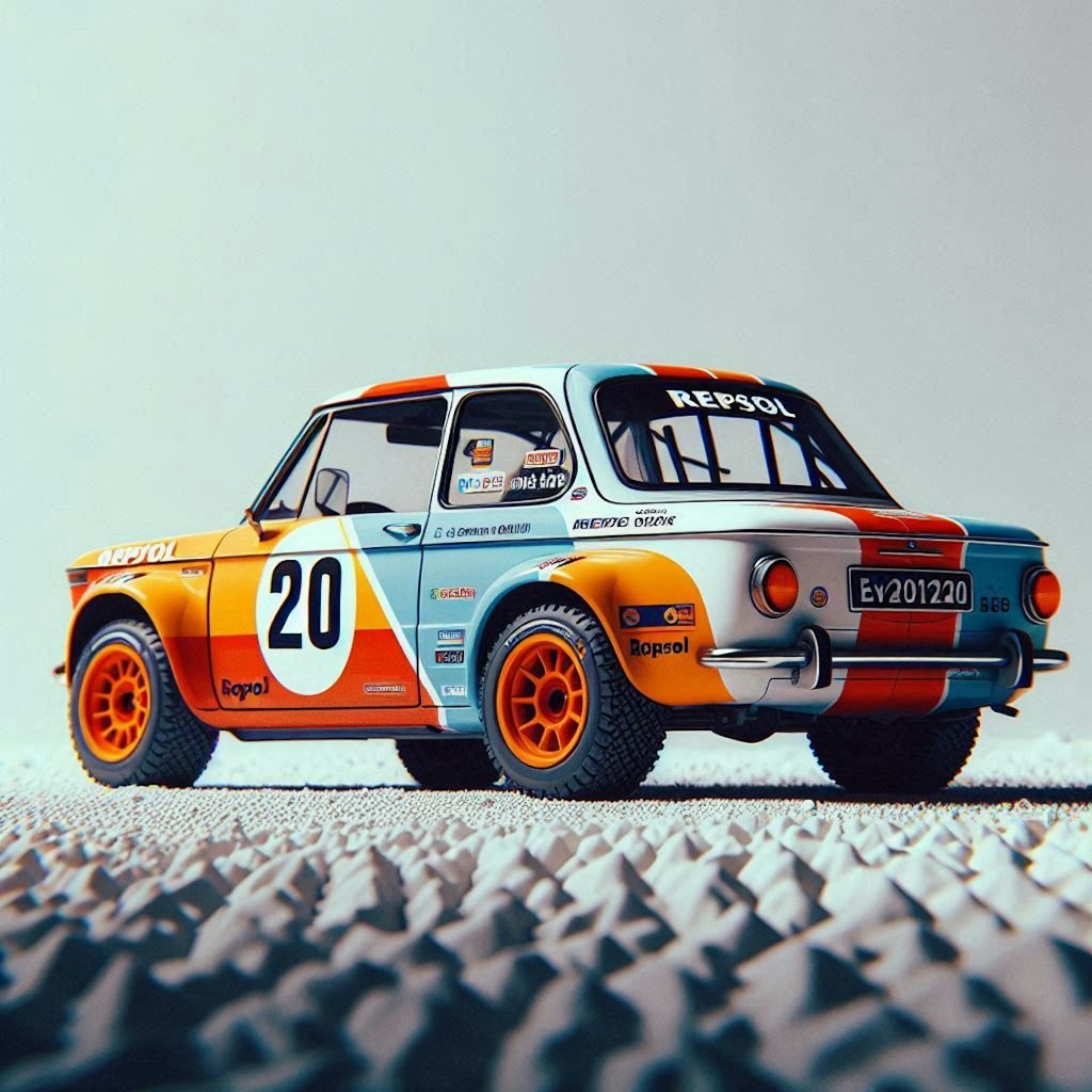 レプソルカラーBMW 2002ラリーカー