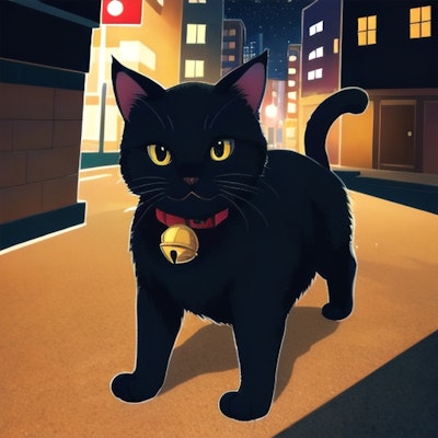 黒猫 74 | の人気AIイラスト・グラビア