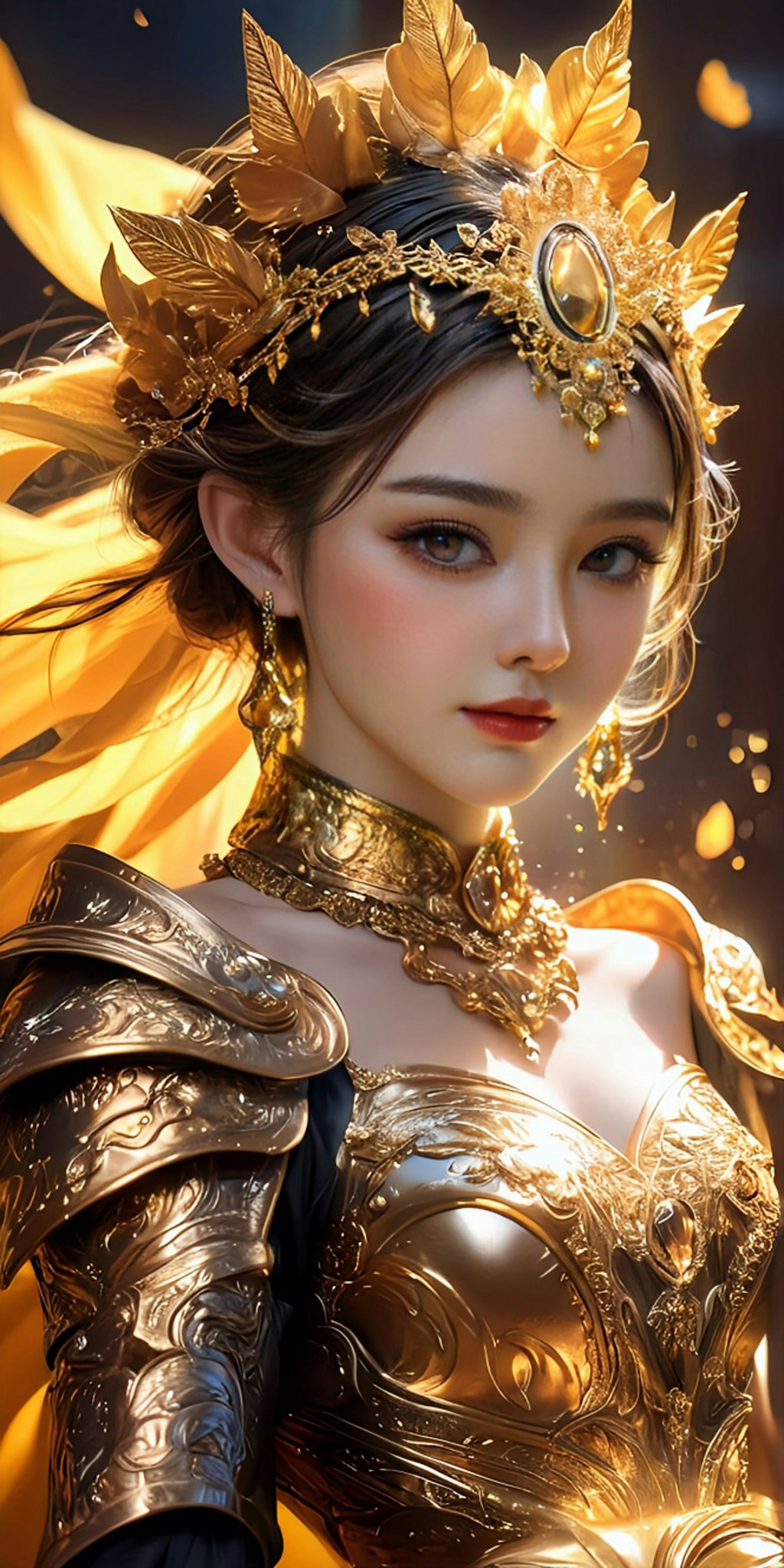 黄金のドレス