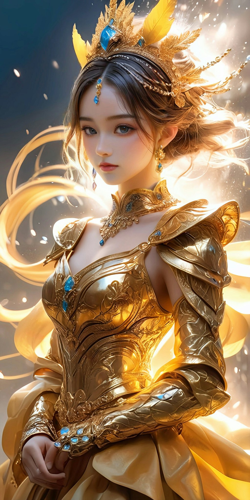 黄金のドレス