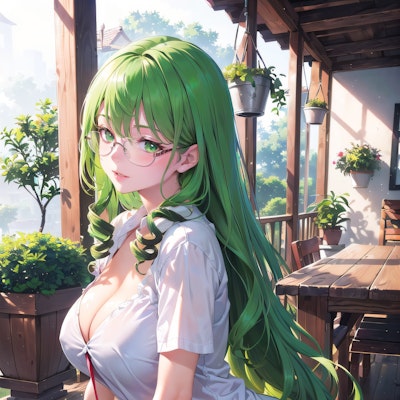緑髪メガネちゃん #5
