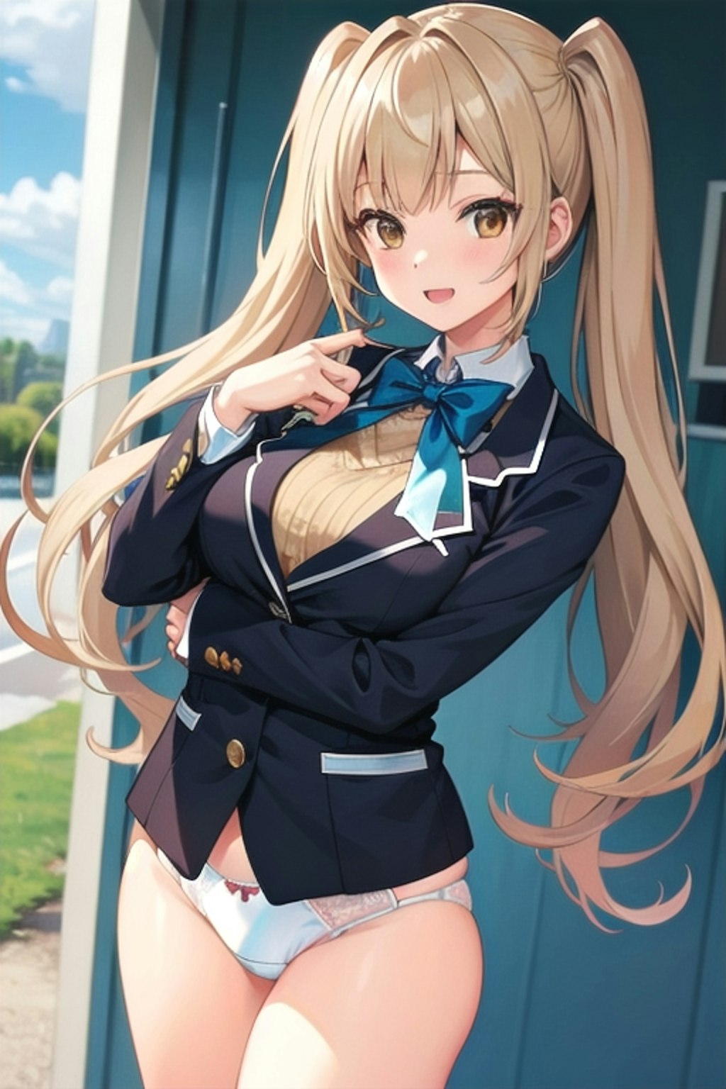 School twintails girl