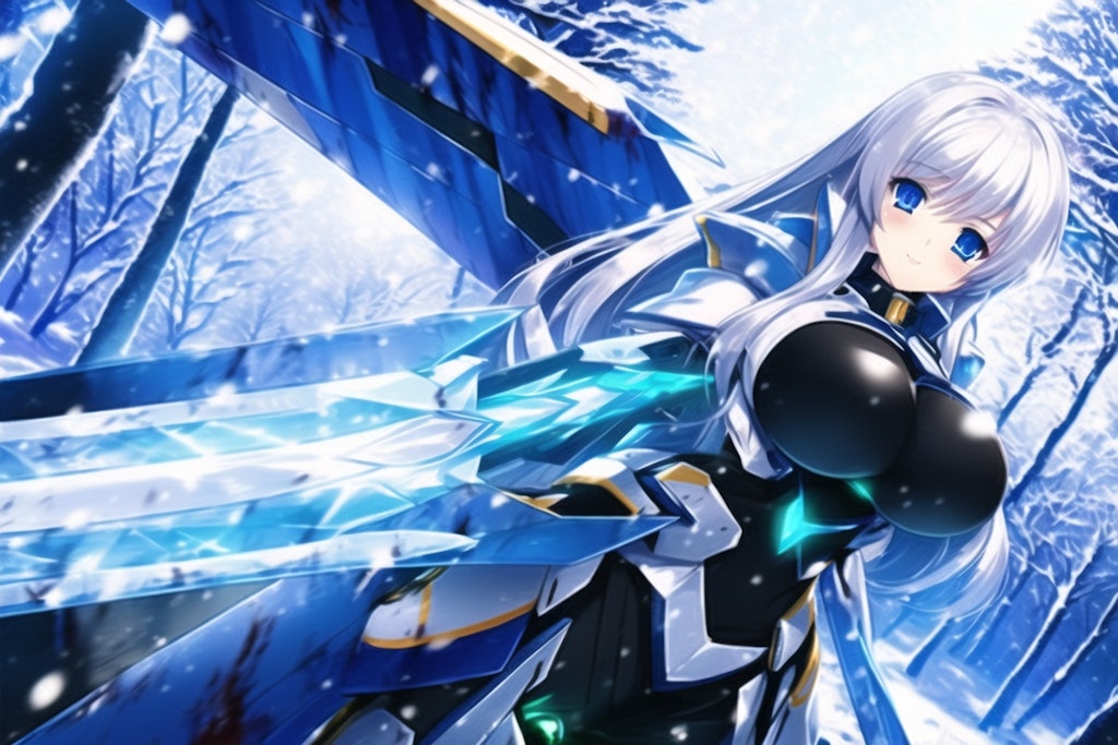 WING UNIT GIRL 20 (in snow forest)