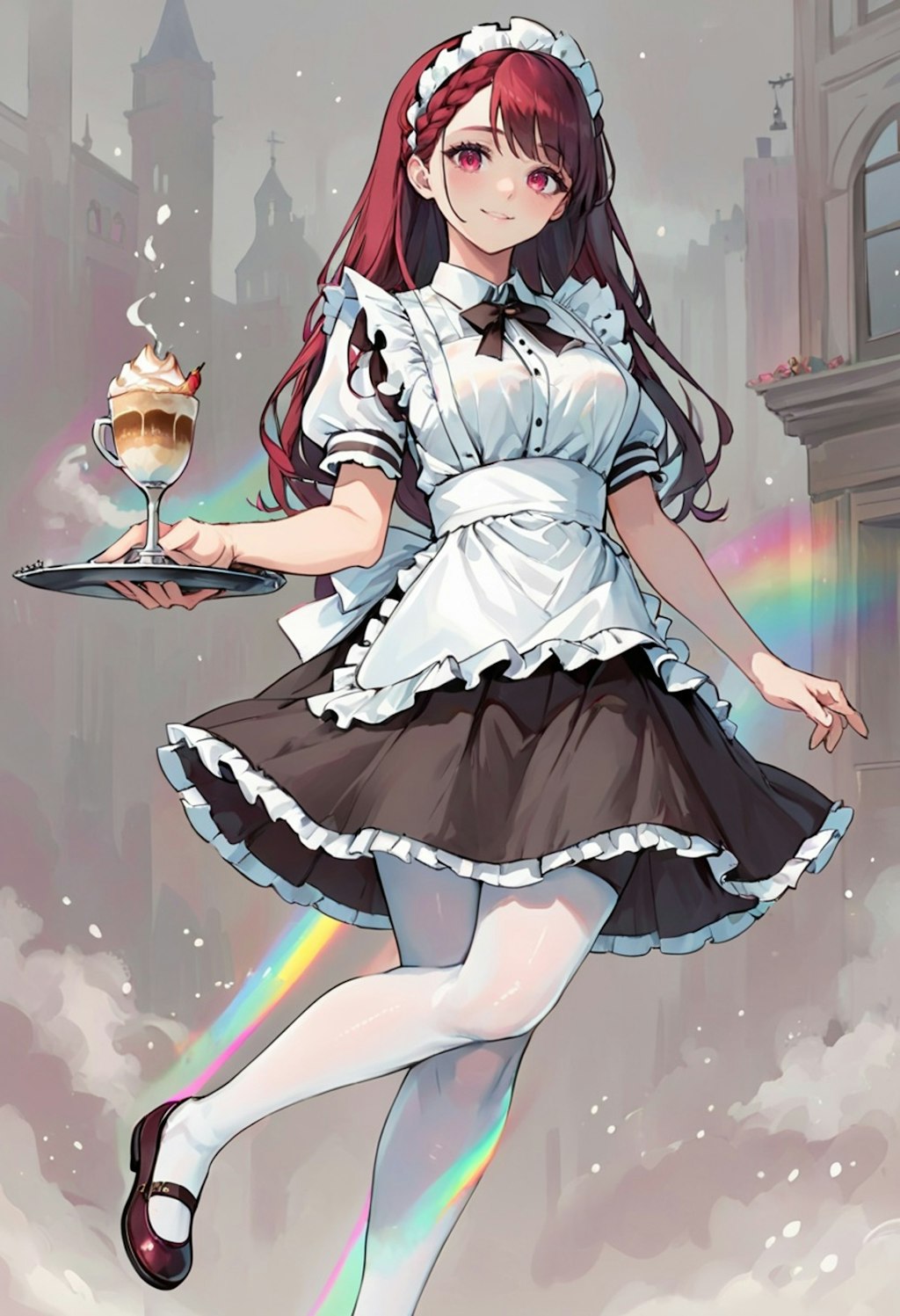 cafe maid おまけ コケる