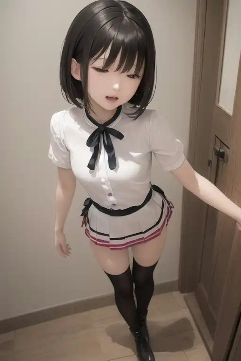 更衣室で可愛い女の子