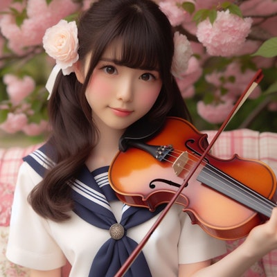 バイオリン女子