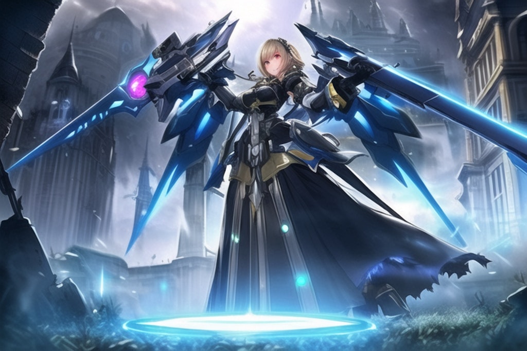 WING UNIT GIRL 37 (gothic style)