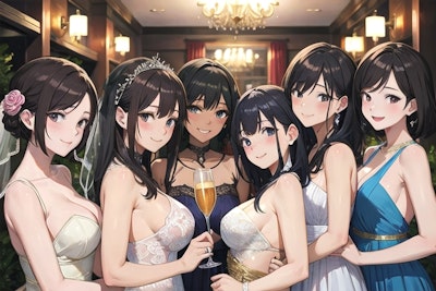 Wedding after party | の人気AIイラスト・グラビア
