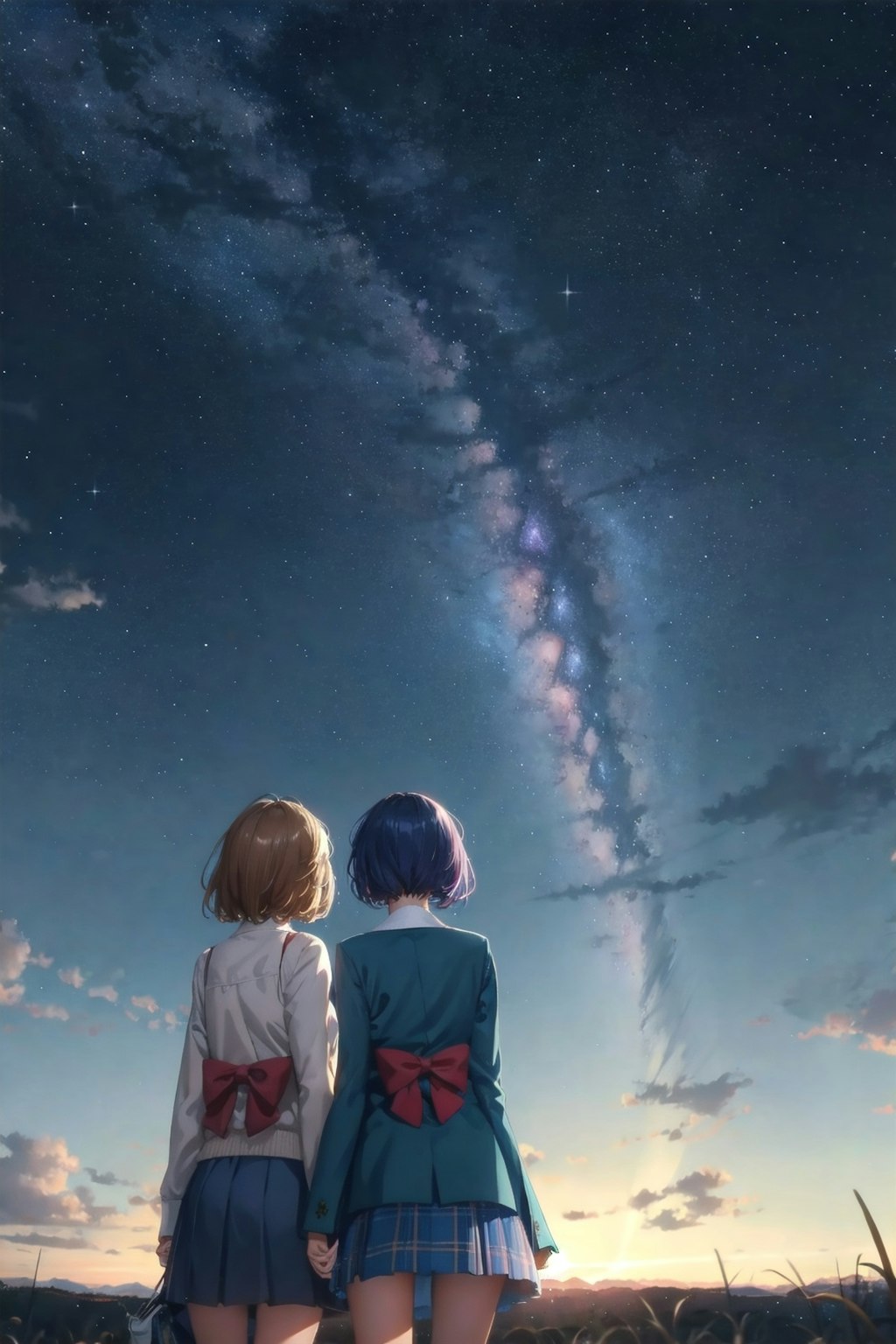 二人だから見れた星空