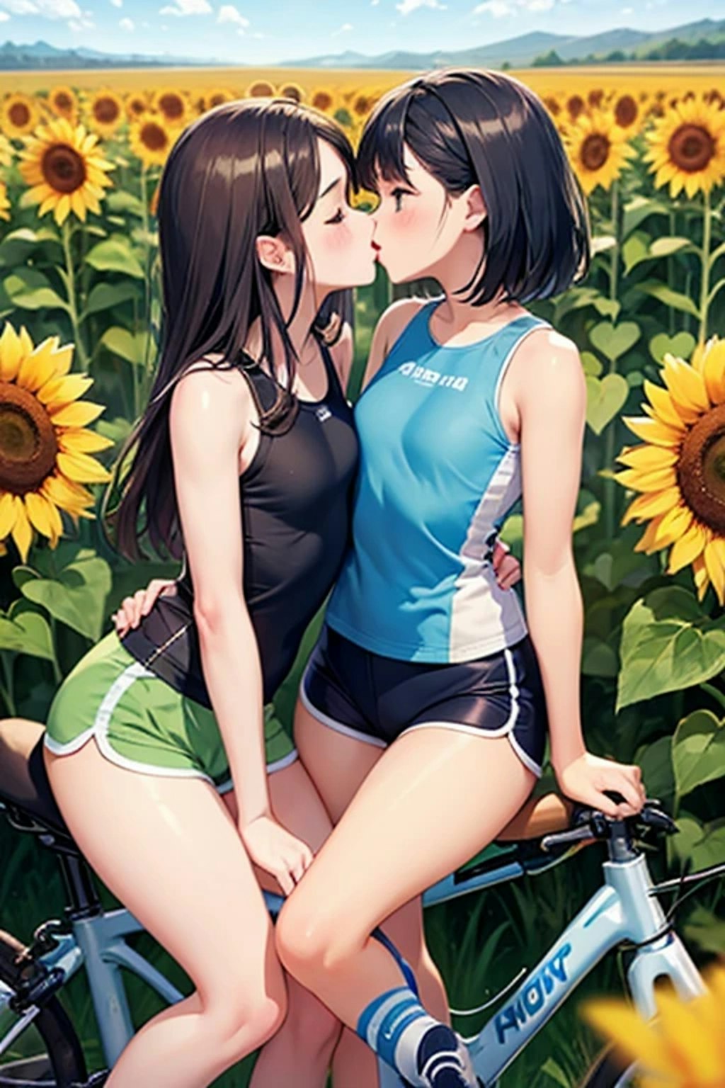 百合サイクリング、向日葵２