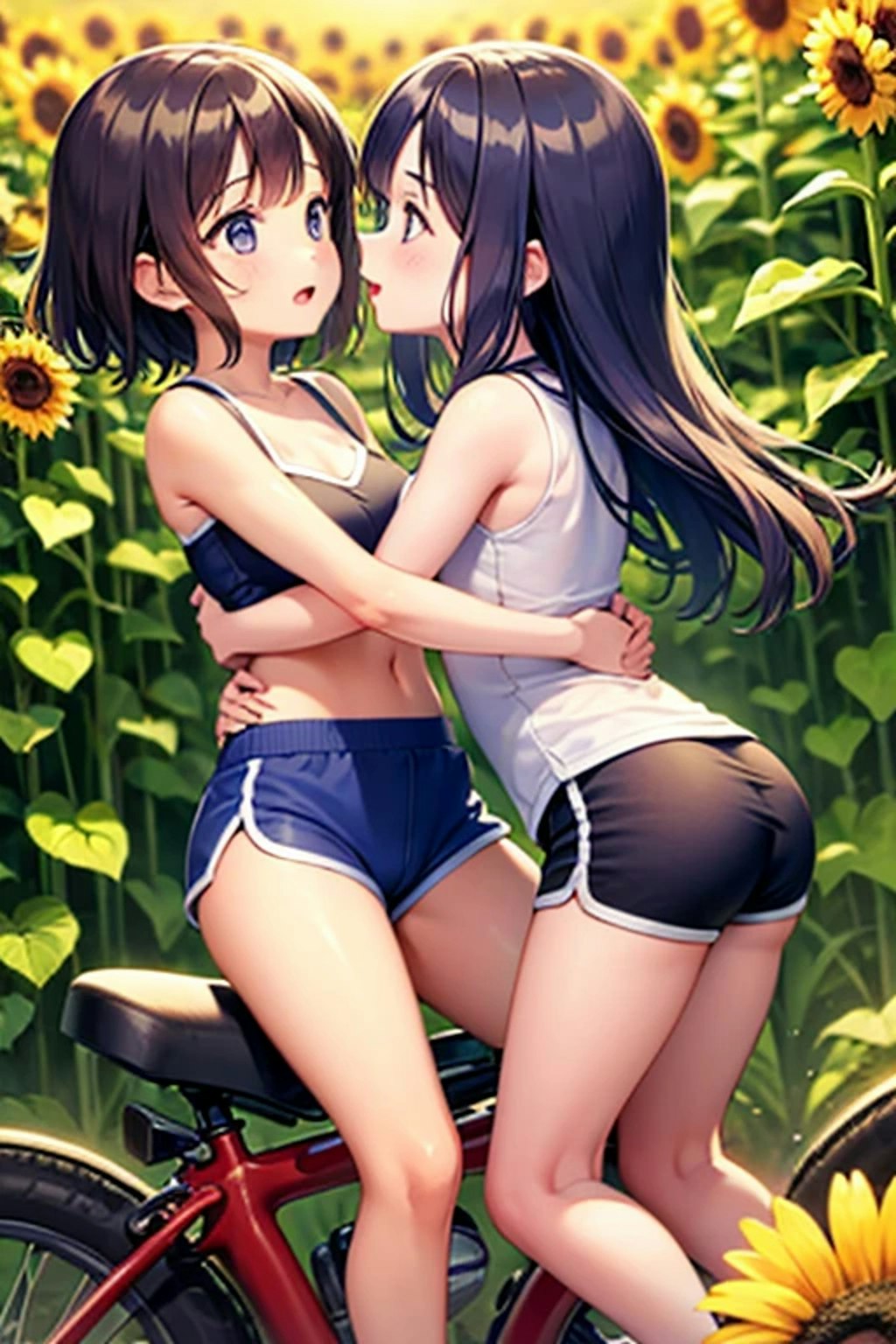 百合サイクリング、向日葵２