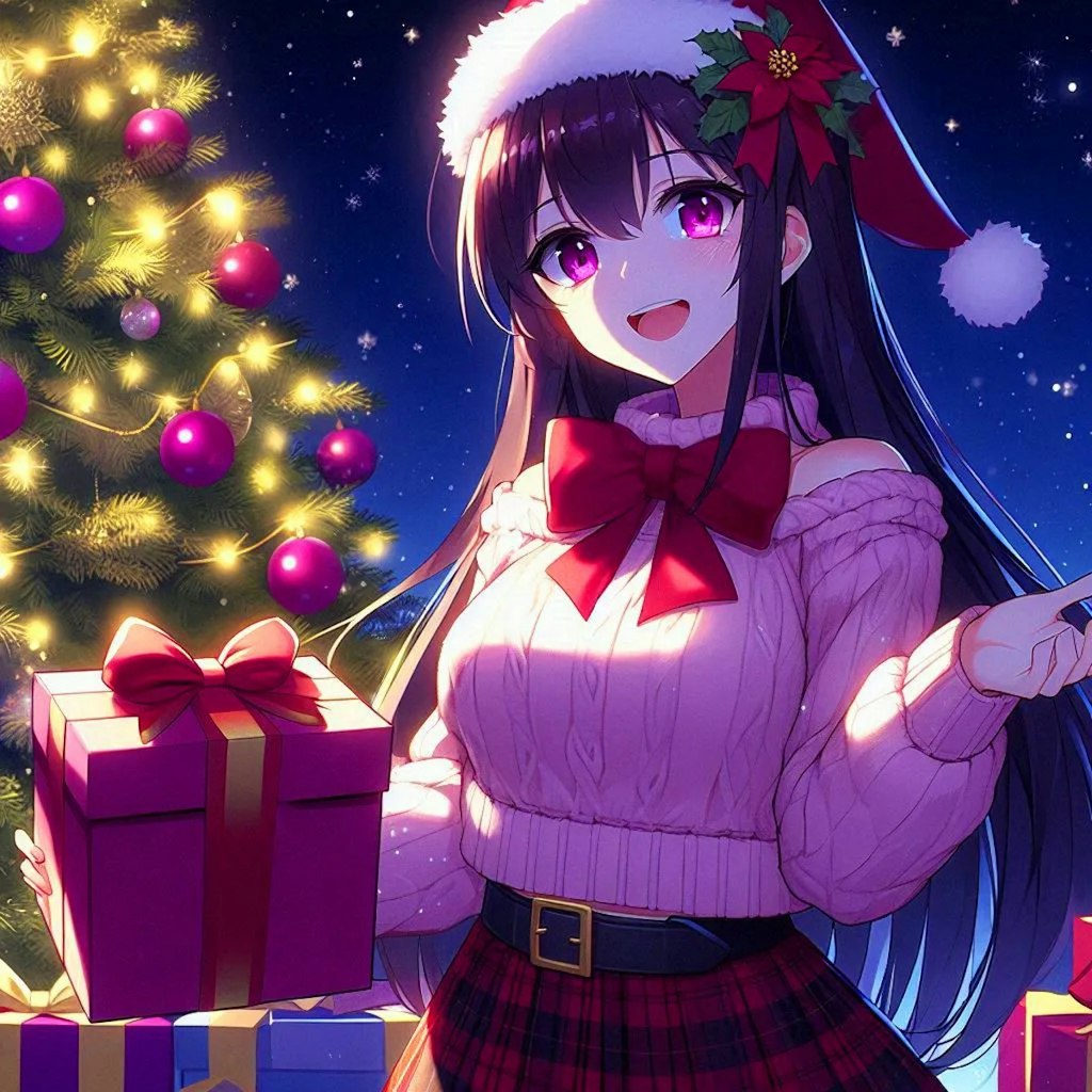 クリスマスプレゼントと、うちの子♥(9枚)