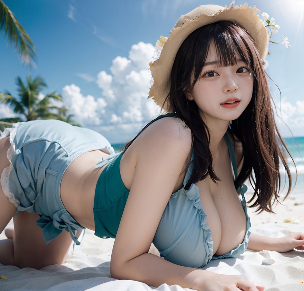 ああ～夏の砂浜には果実がいっぱいだったのに～