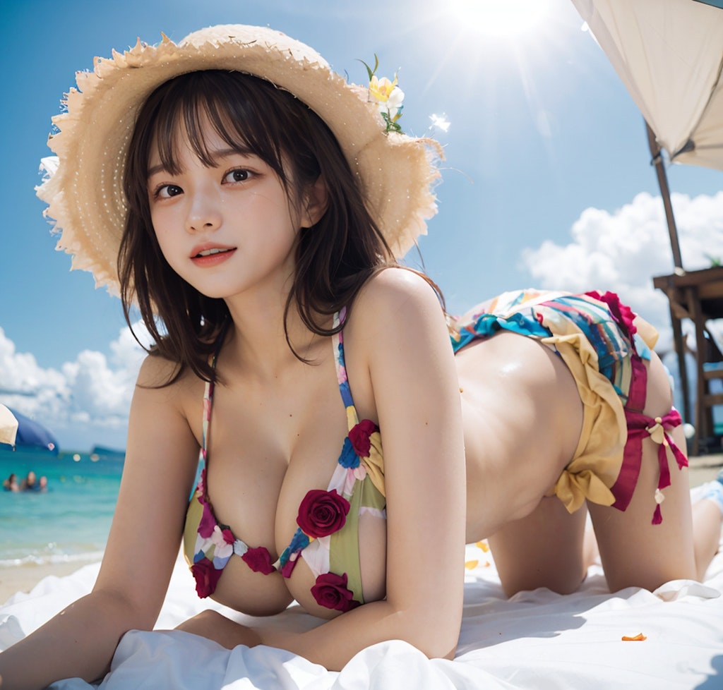 ああ～夏の砂浜には果実がいっぱいだったのに～