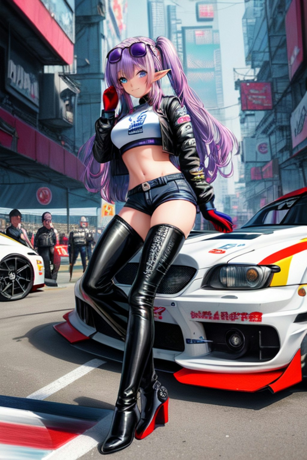 カーレース開催 Car races held