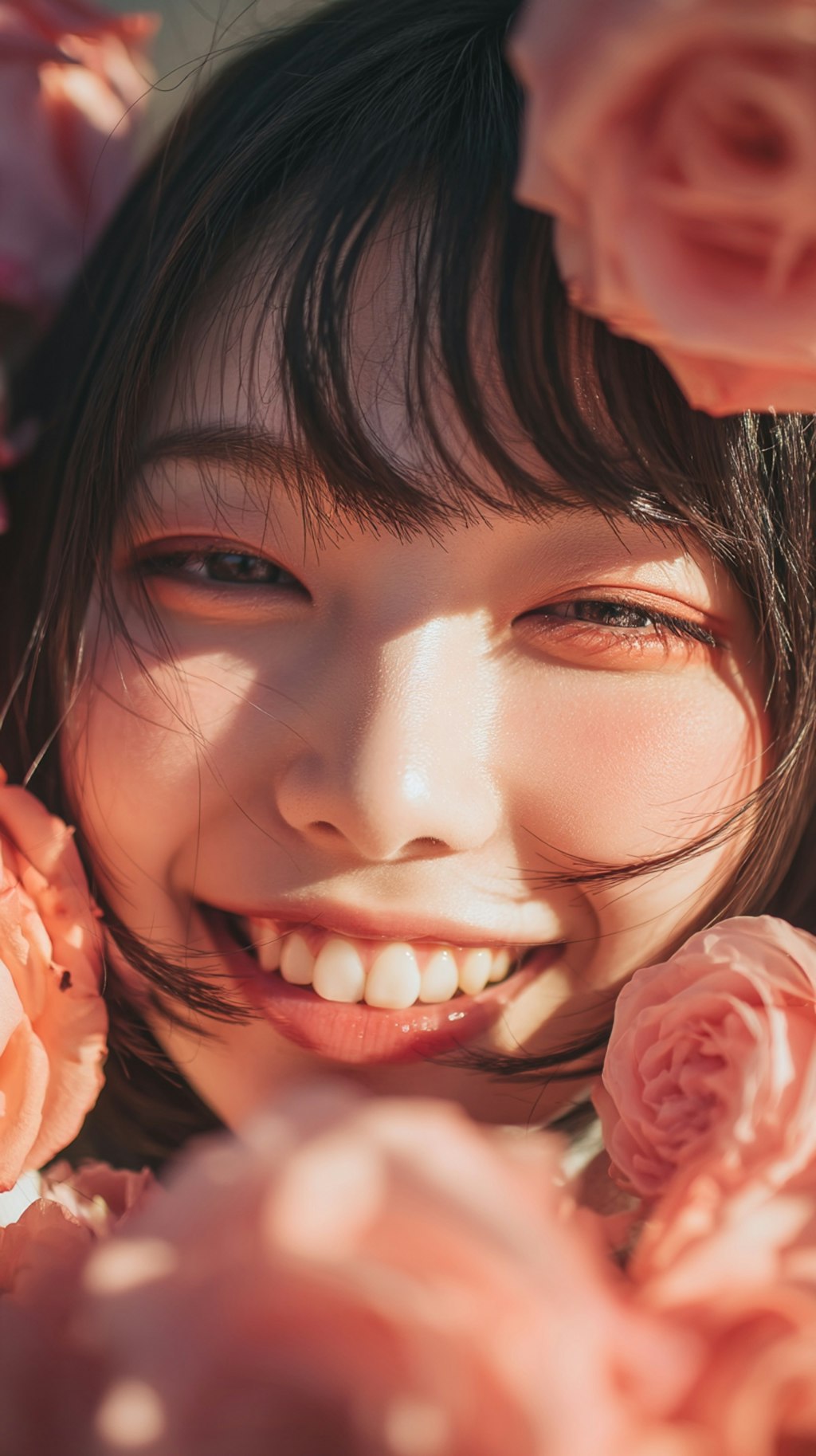 rose smile.