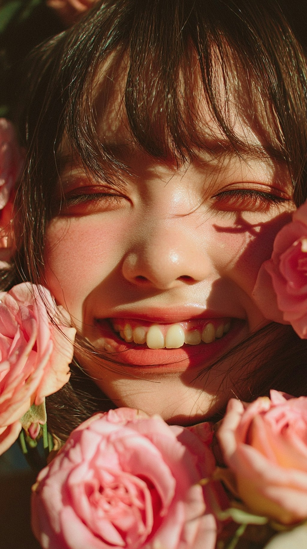 rose smile.