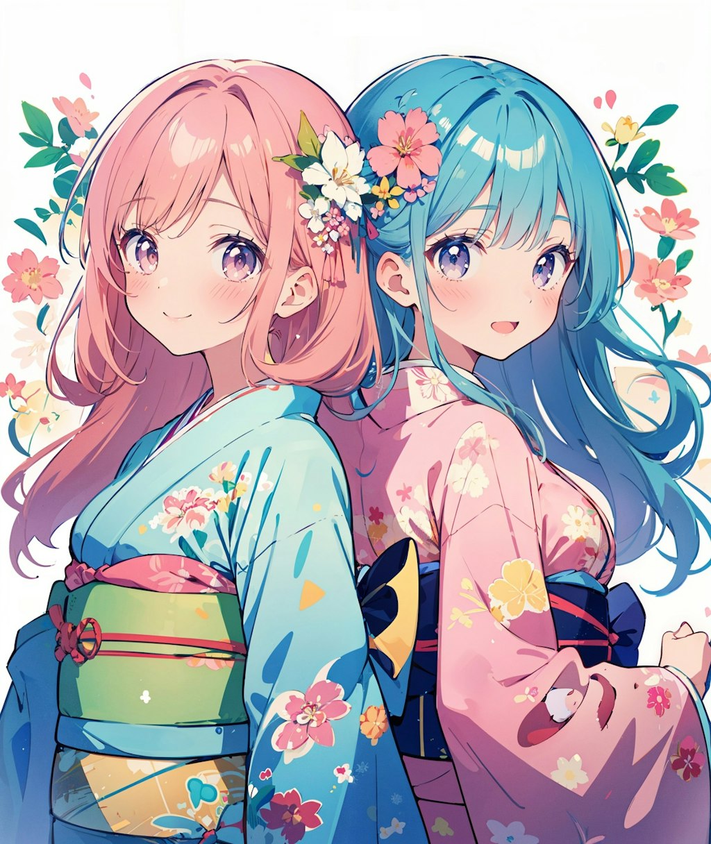 kimono girls